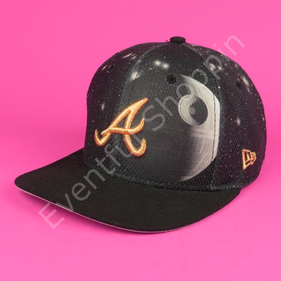 New Era Other - New Era Atlanta Braves Star Wars Death Star 9Fifty Snapback Hat in Black / Gold